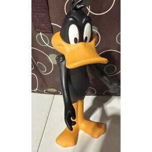 9" Looney Tunes Daffy Duck Vinyl Figure Poseable Warner Bros Classic Coll. 1990